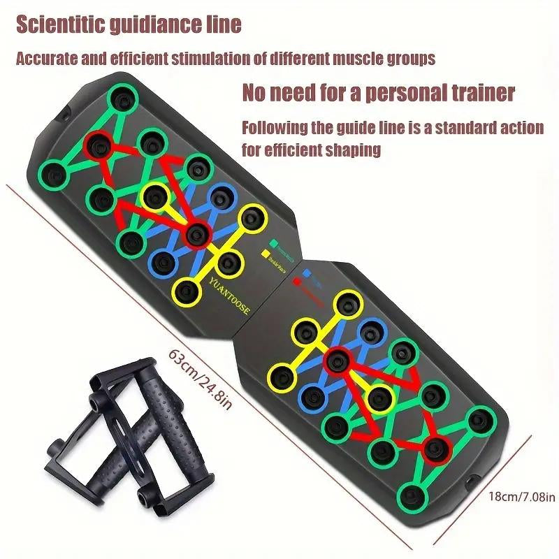 PushZone™ The 9-in-1 Ultimate Push up Board (The Full Gym Experience)